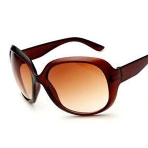Oversize Sunglasses Round Bronze Frame Brown Lens Opaque NEW SALE 2 FOR 15